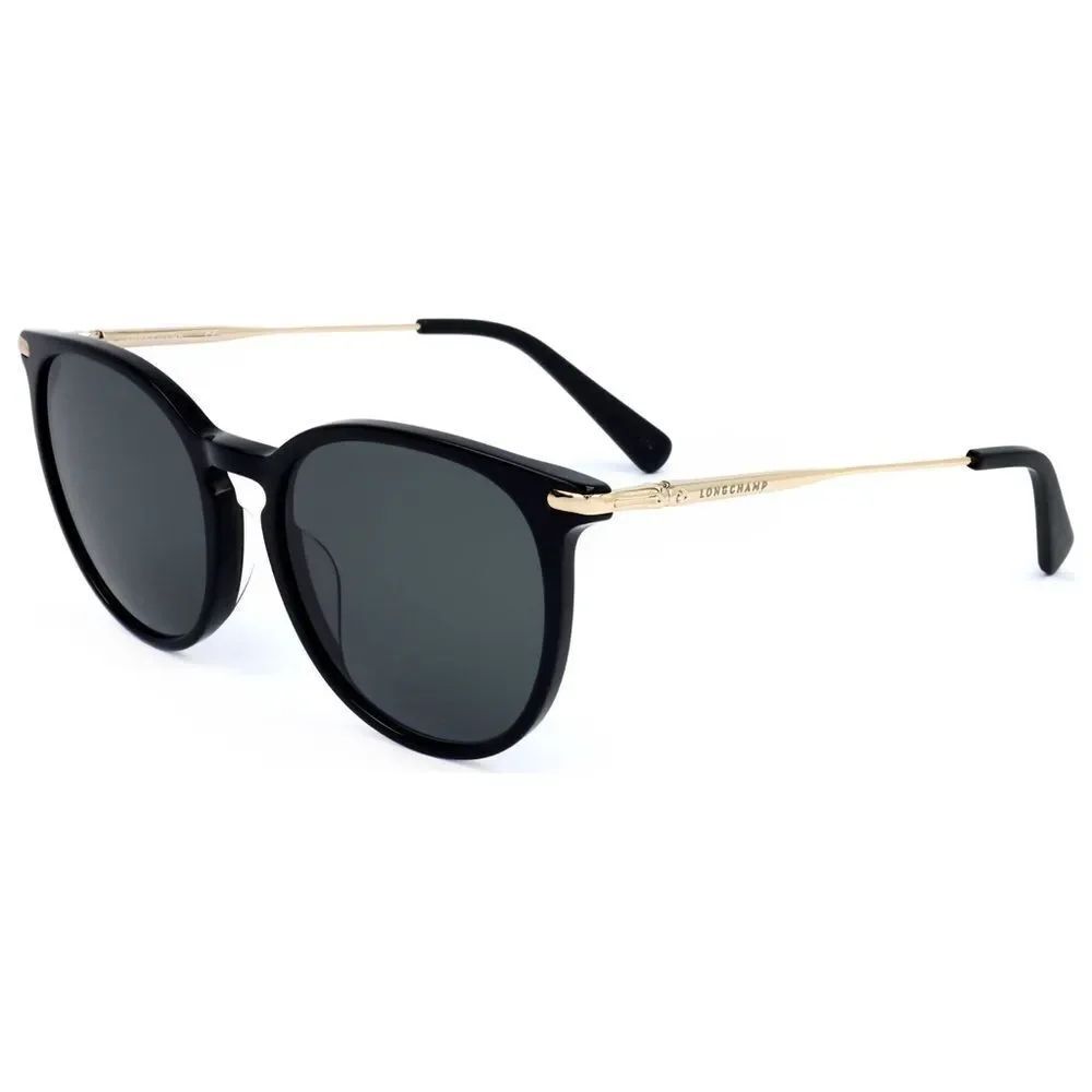NWT LONGCHAMP Black round sunglasses 🕶️ LO646S-001